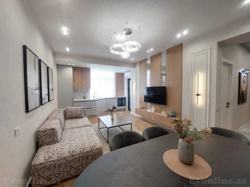 Kirayə verilir 3 otaqlı Mənzil Yeni tikili 90 m² Bakı, Nəsimi r., Gənclik m — Bakı
