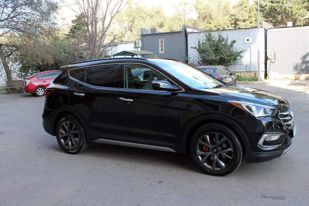 Hyundai Santa Fe, 2.0 L, 2017 il, 142 749 km — Avtomobillər, Bakı (3)