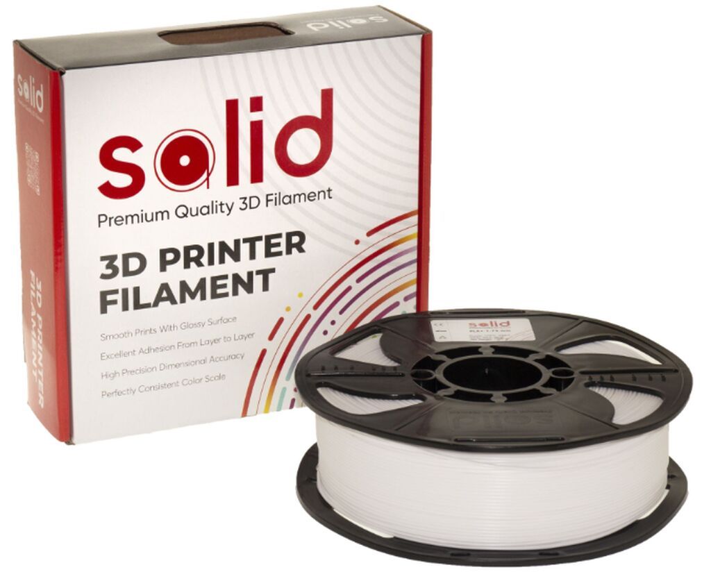 Solid Filament Petg, Ağ, 1 kq – Premium 3D printer filament Yüksək — İstehlak malları və aksesuarlar, Bakı (2)