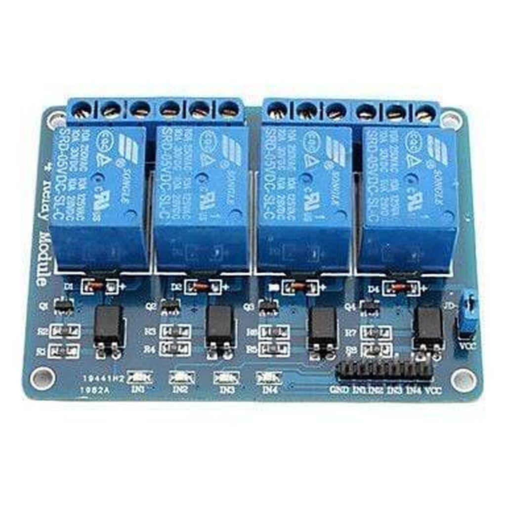 Məhsul: 4’lü 5V Rele Kartı (4 Way 5V Relay Module) Təsvir: - 5 V ilə — Avtomobil elektrikası, Bakı
