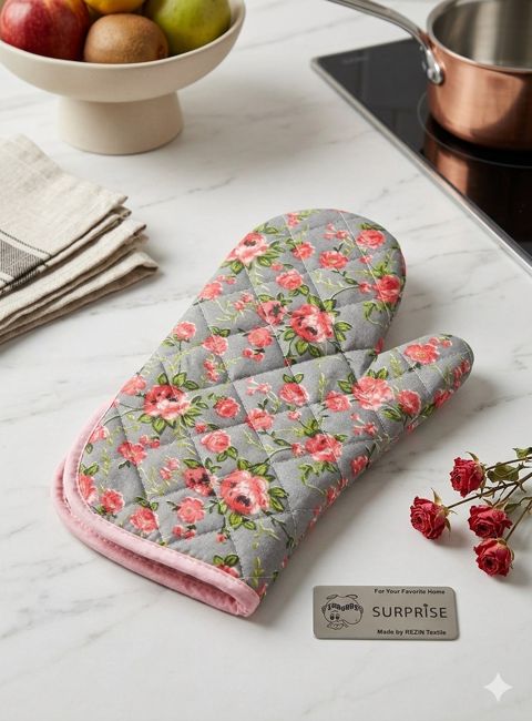 Mətbəx əlcəyi Rezin Textile, rəngbərəng — Bakı