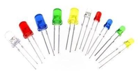 3mm və 5mm LED Dəsti – 500 ədəd, 10 çeşid 5 fərqli rəng: qırmızı — Bakı