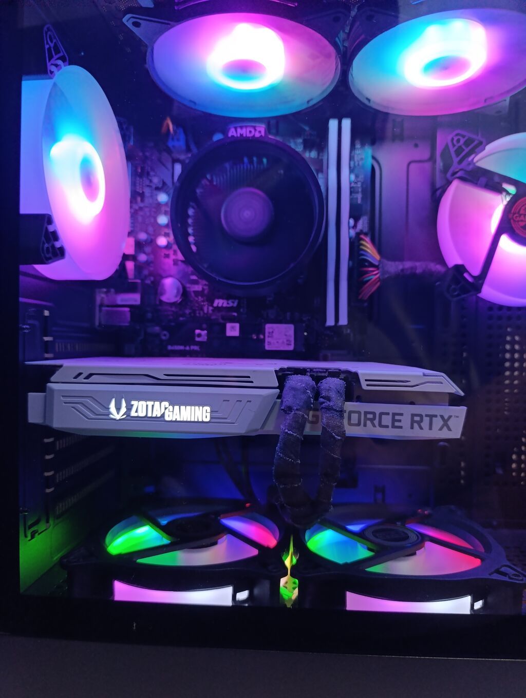Ryzen 5 + RTX 3070 8 GB + 16 GB ram + 512 GB SSD Nvme Salam Öz — Masaüstü kompüterlər, Xırdalan (4)