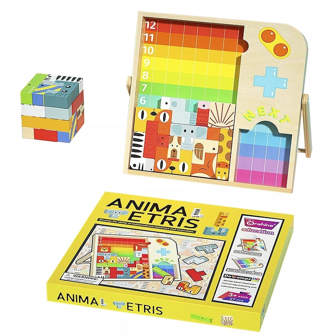 İnkişaf etdirən oyuncaq Animal Tetris O-321, 3 yaşdan, 27 hissə — Mallar, Bakı