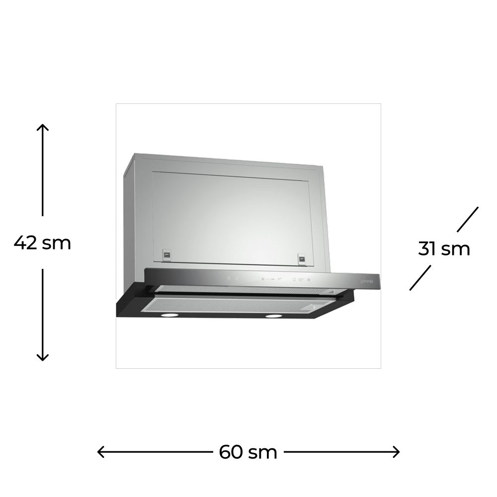 Aspirator Gorenje BHP643A5BG — Mətbəx cixartma qapıları və aksesuarları, Bakı (2)