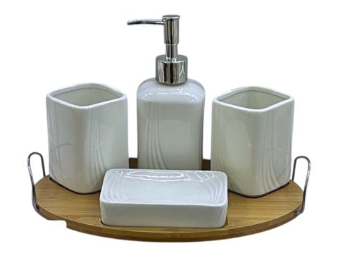 Hamam otağı dəsti 030896_RB, ağ, 4 əd — Bakı