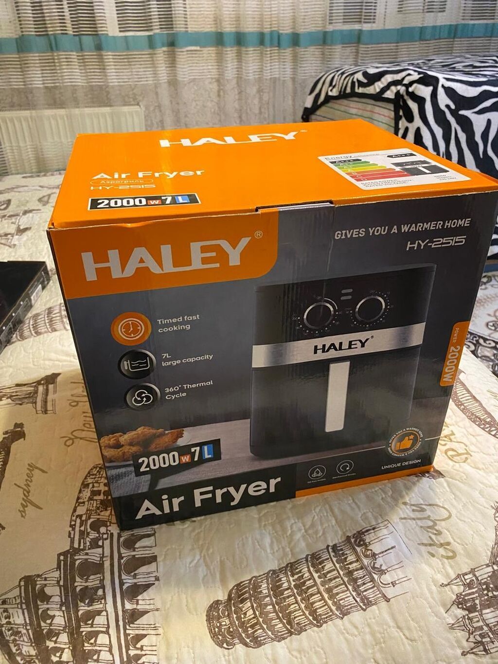 Haley HY-2515 Air Fryer – hava ilə qızartma aparatı - Güc: 2000 W — Frilyör, Bakı