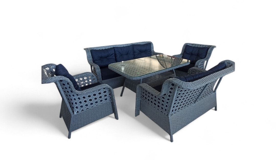 Bağ üçün mebel dəsti Jozefina 7 Grey — Mallar, Bakı