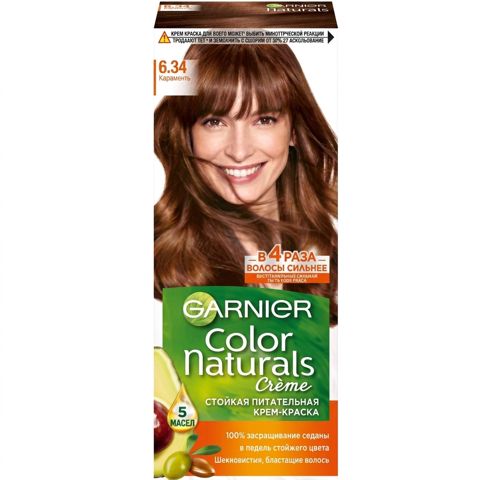 Saç boyası Garnier Color Naturals 6.34 Karamel — Bakı