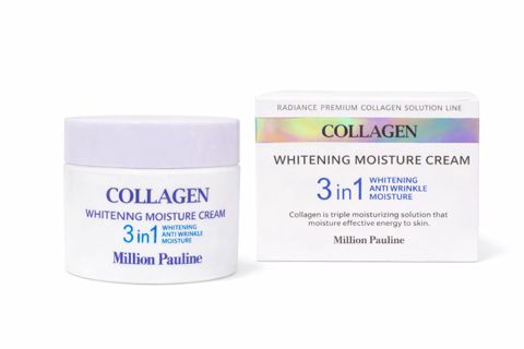 Üz üçün krem Million Pauline Collagen Whitening Moisture Cream, 100 ml — Bakı
