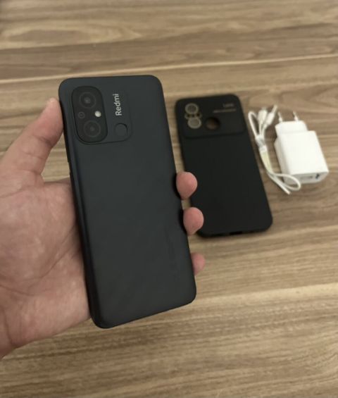 Redmi 12C, 128 GB, rəng - Qara, Barmaq izi — Bakı