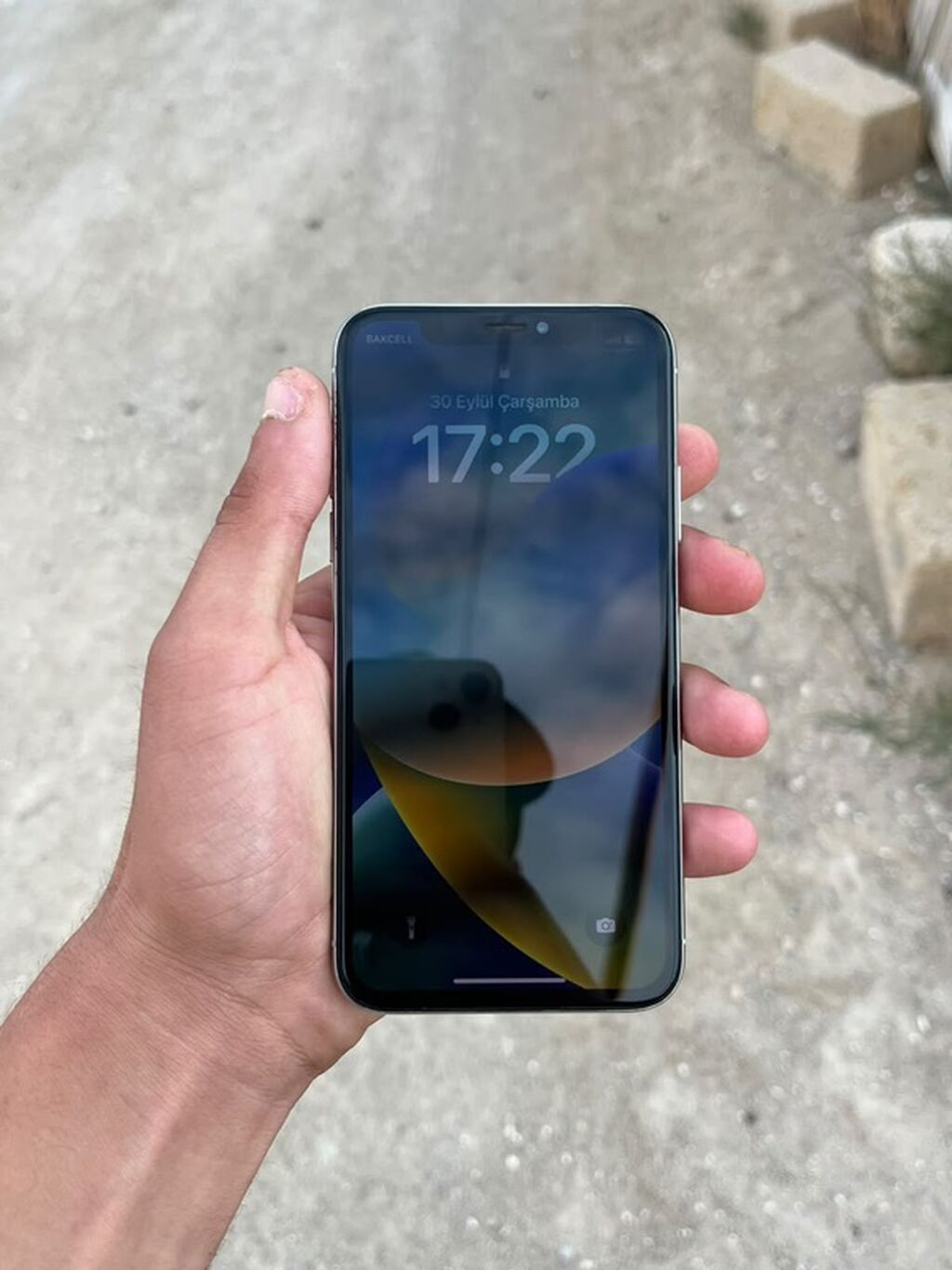 IPhone X, 64 GB, Gümüşü, Face ID — Apple iPhone, Bakı (2)