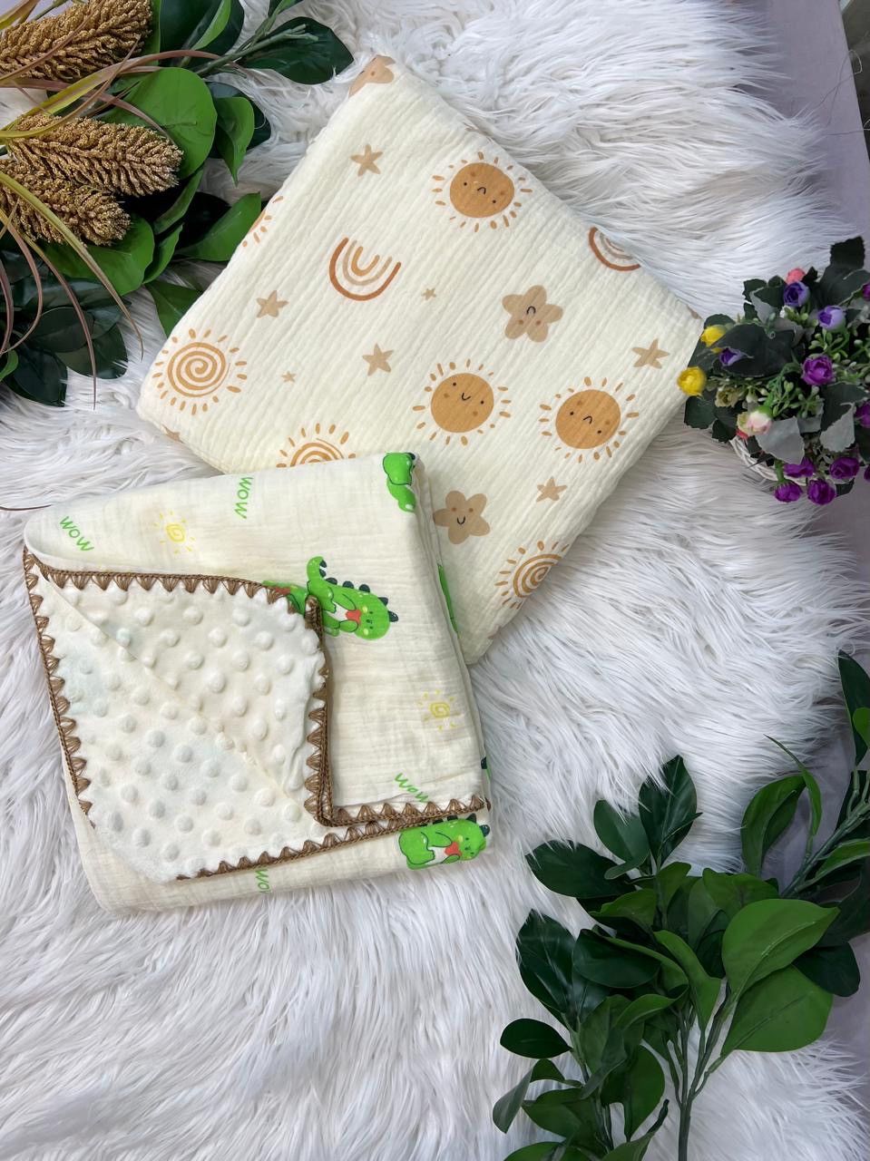 Uşaq üçün pled OP-229, muslim, bej, 100x120 sm — Mallar, Bakı