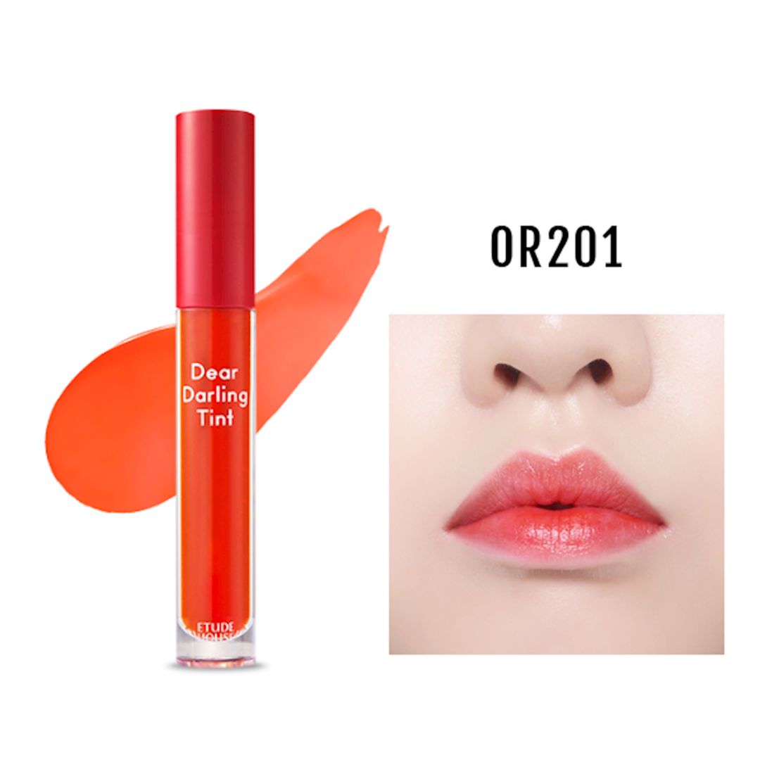 Dodaq üçün tint-gel Etude House Dear Darling OR201 Kumquat Red 5 q — Mallar, Bakı (2)