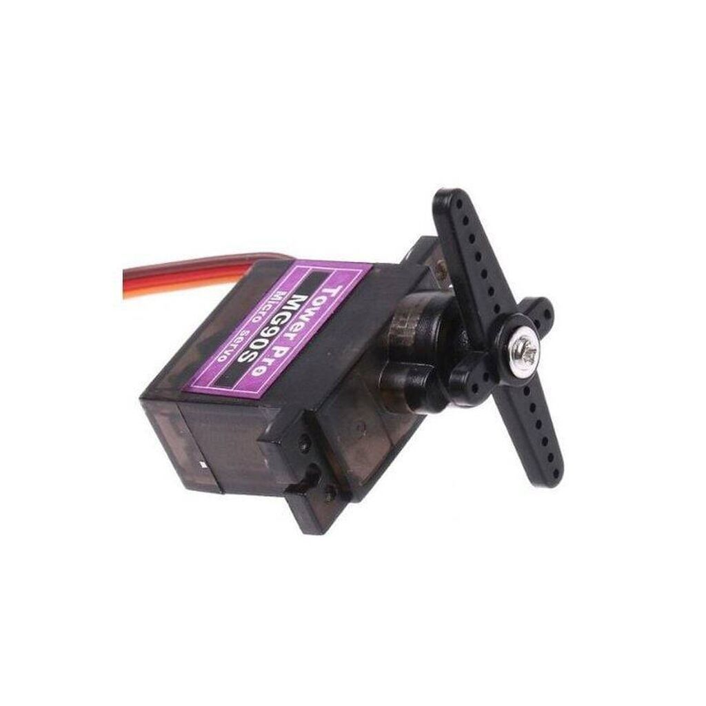 MG90 Servo Motor Metal Dişli – 180° (Tower Pro MG90S) Tower Pro MG90S — Fəliz məmulatı, Bakı (3)