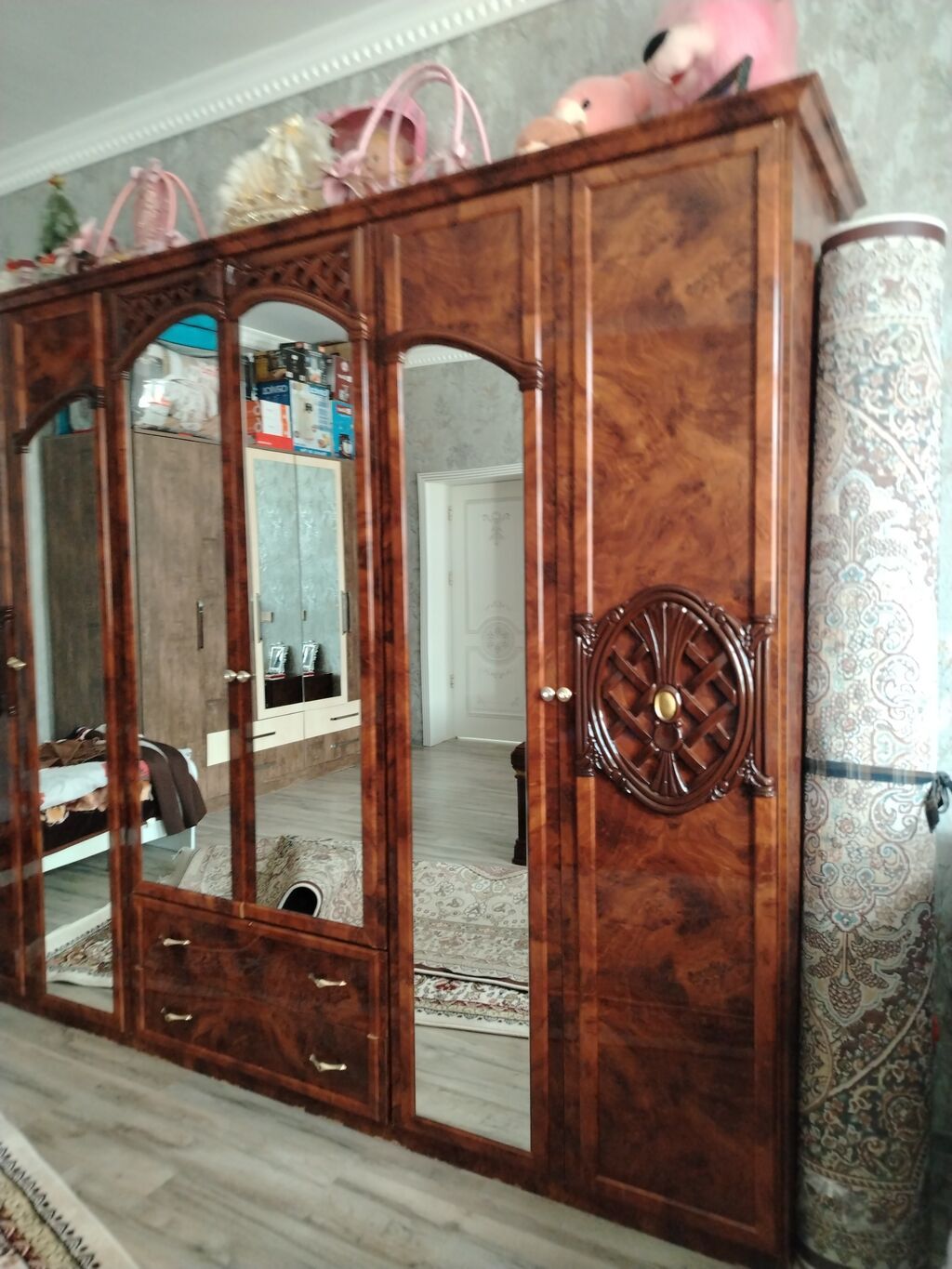 İşlənmiş, İkinəfərlik çarpayı, Bazasız, Matrassız, Siyirməsiz — Yataqlar, Gəncə (5)