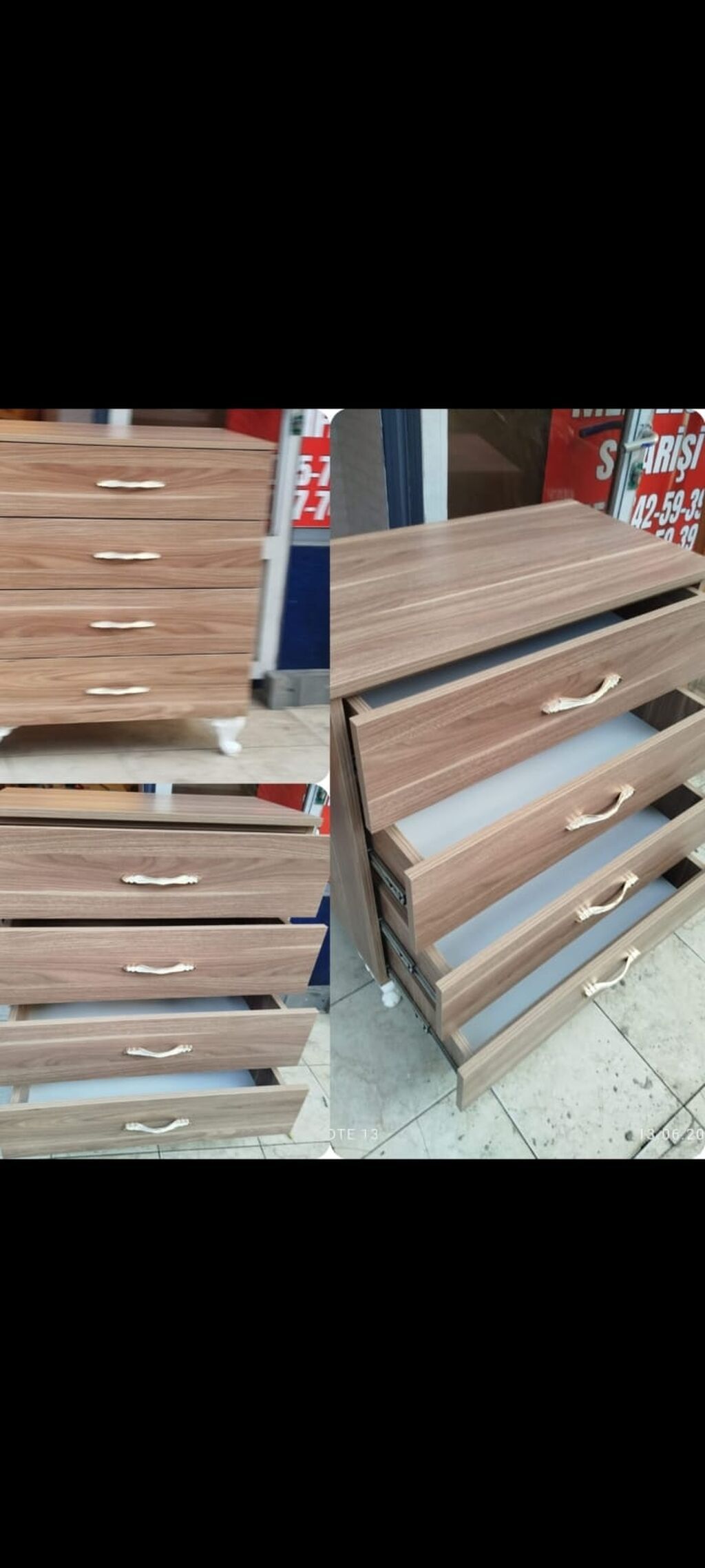 Mebel çekmecə komodu - Material: ağac teksturalı laminat MDF-lam — Komodlar və tumbalı, Mehdiabad (7)