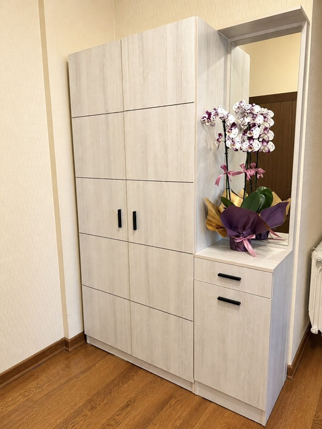 Mebel dəsti – dəhliz üçün çoxfunksiyalı dolab və konsol - Dizayn — Xol üçün, Bakı (2)