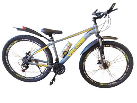 Dağ velosipedi Velone SS001, boz/sarı, 29" — Bakı