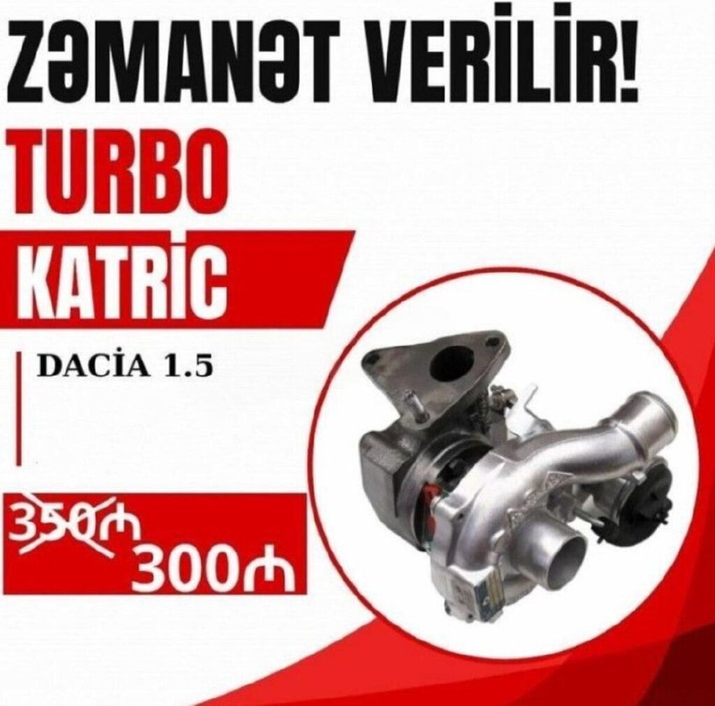"Dacia" 1.5 turbosu Zemanet. Yazili sekilde Turbolarin temiri ve — Mühərriklər, Bakı
