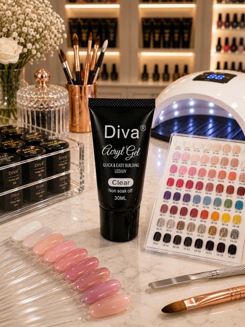 Poligel dırnaq dizaynı üçün Clear, 30 ml — Bakı