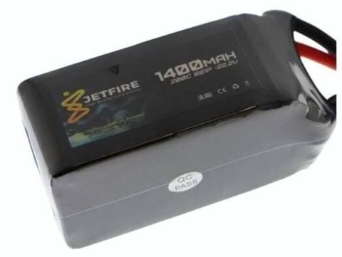 JetFire 22.2V 1400mAh 200C Li‑Po 6S Batareya Yüksək cərəyan tələb — Bakı