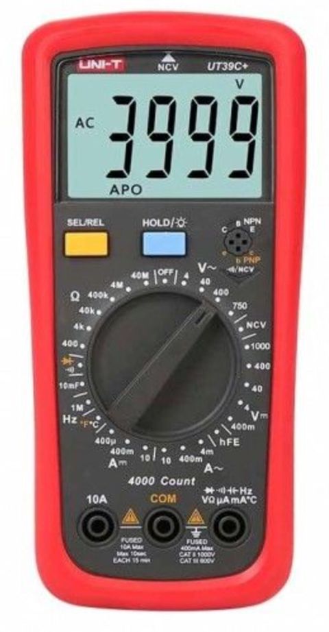 Unit UT39C+ Rəqəmsal Multimetr UT39C+ seriyası elektrik sahəsi üçün — Bakı