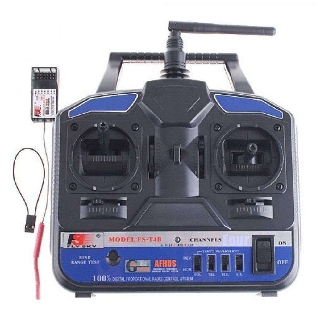 Flysky FS-T4B 2.4GHz 4 Kanal Pult - 2.4GHz Afhds (Automatic Frequency — Pult, Bakı (2)