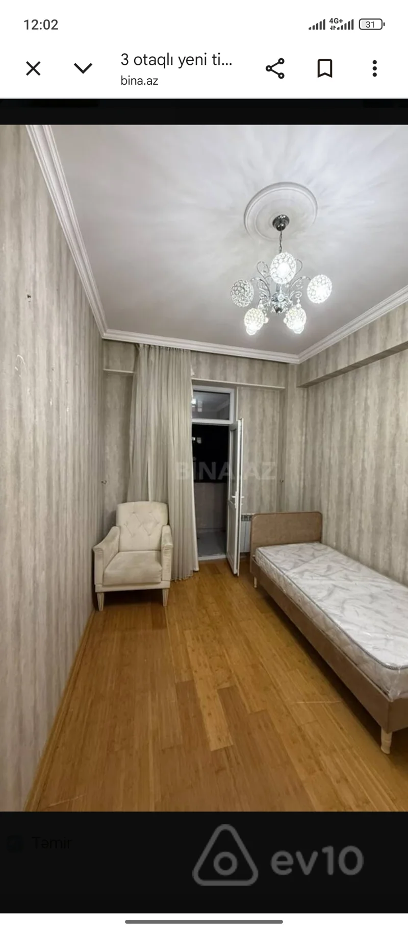 3 otaqlı mənzil, 90 m², Xırdalan — kirayə — Mənzil, Xırdalan (10)