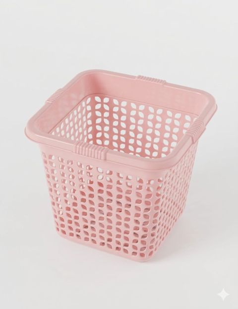 Çamaşır üçün səbət OP-0001, plastik, çəhrayı, 2.9 l — Bakı