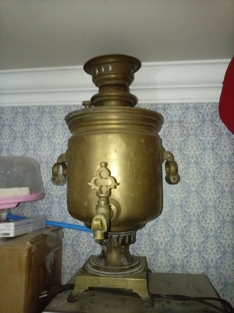 Qədim samovar, 1896 il, Mis — Masallı
