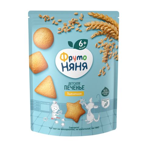 Uşaqlar üşün peçenye ФрутоНяня Buğda, 6+ ay, 120 q — Bakı