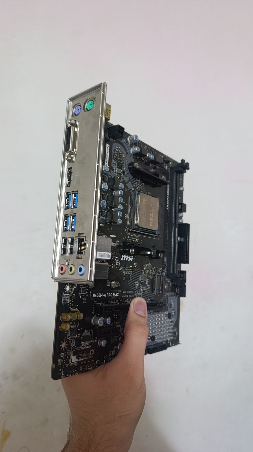 Güclü AM4 Komplekt: MSI B450M-A PRO MAX + AMD Ryzen 5 2600 — Ana platalar, Xırdalan (3)