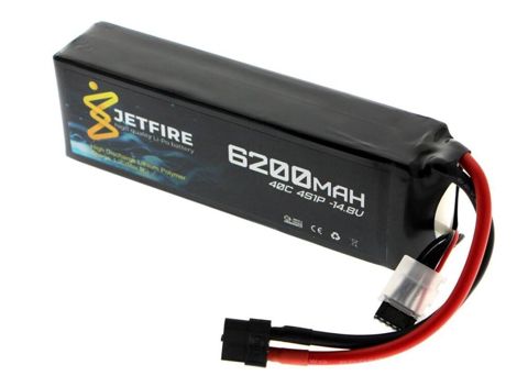 JetFire 14.8V 6200mAh 40C Li-Po 4S Batareya Yüksək axın tələb edən — Bakı