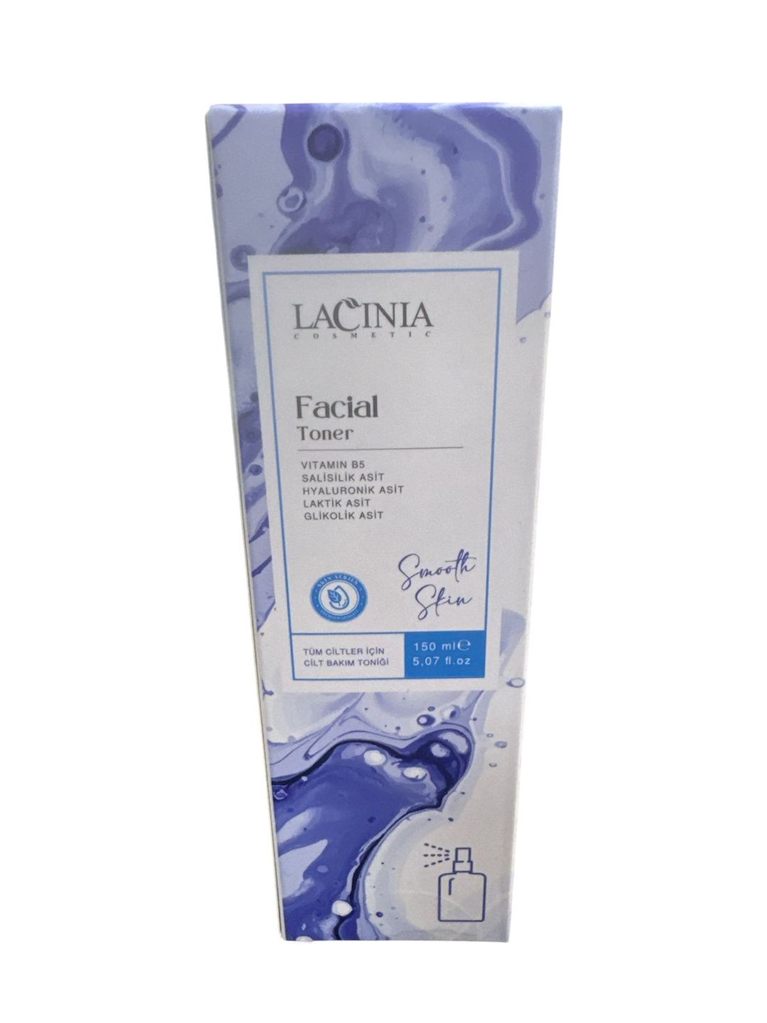 Üz üçün tonik Lacinia Cosmetic Smooth Skin 150 ml — Mallar, Bakı