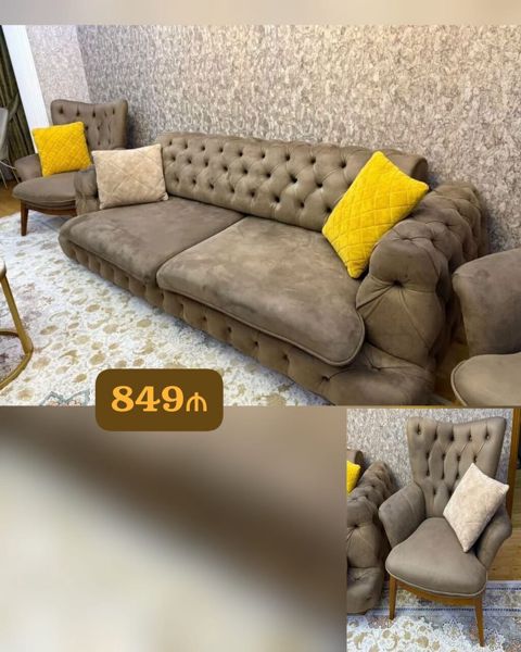 849₼ divan 2kreslo desti satılır Baza yoxdu arxaya doğru — Bakı