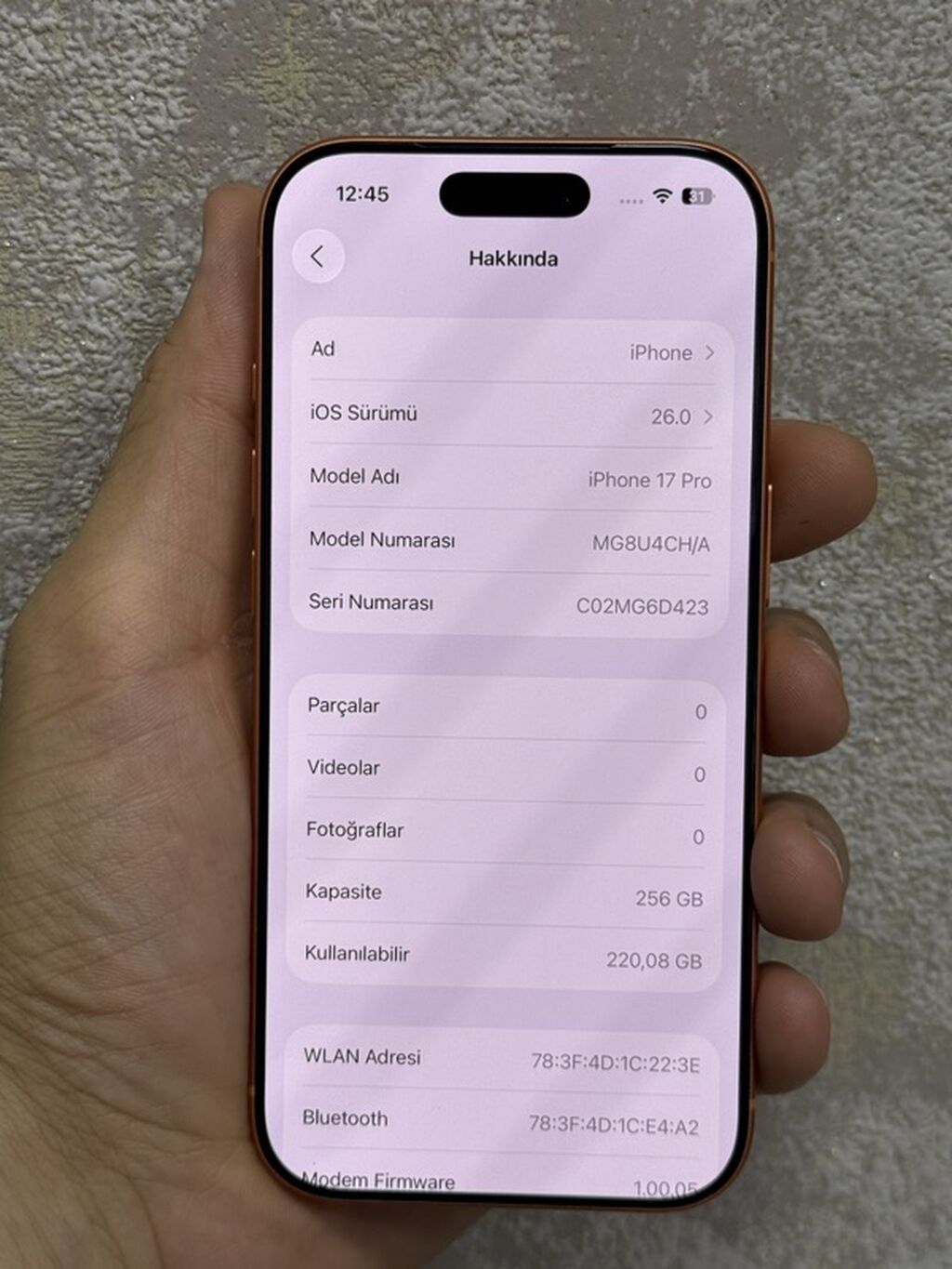 IPhone 17 Pro, 256 GB, Narıncı — Apple iPhone, Bakı (3)