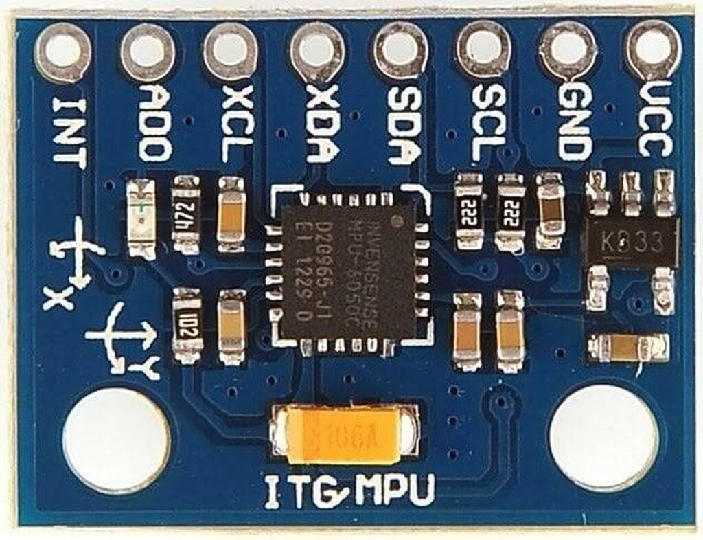 MPU6050 6 oxlu təcil və gyro sensoru – GY-521 Çeşidli hobbi — Avtomobil elektrikası, Bakı (3)