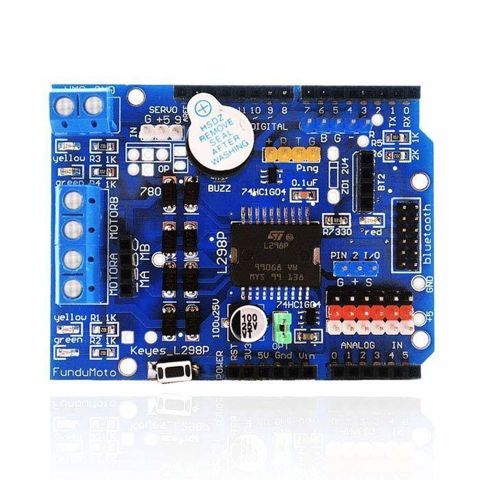 Arduino SMD L298 Cüt Motor Sürücü Shield Qiymət: 49 Arduino üçün — Bakı