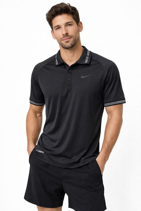 Kişilər üçün polo 1245, qara, poliester, ölçü 3XL — Bakı