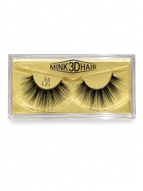 Qoyma kirpiklər Mink 3D L21 — Bakı