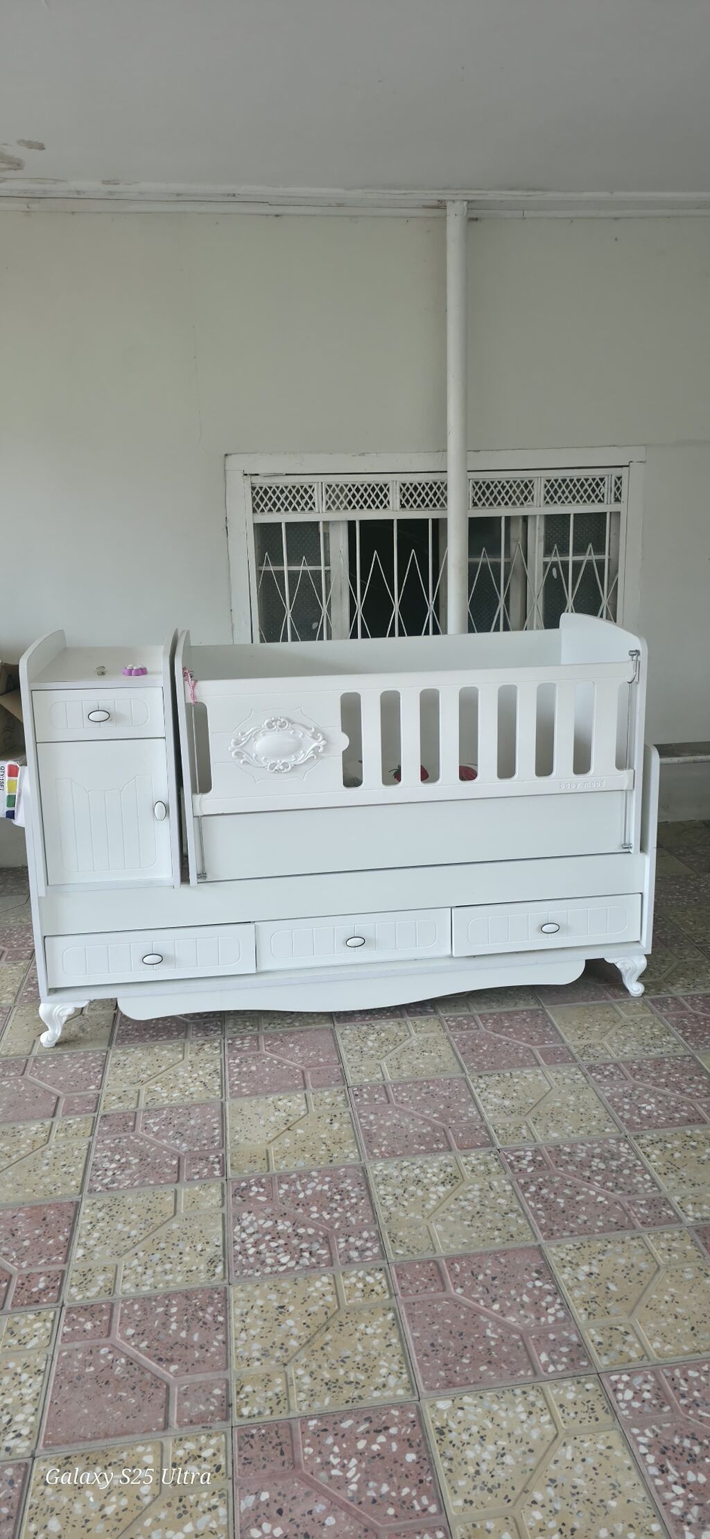 Oğlan və qız üçün, İşlənmiş, Dördbucaq, Beşik, Matras ilə, Yellənmə mexanizmi ilə — Bəşikləri, Ağcabədi