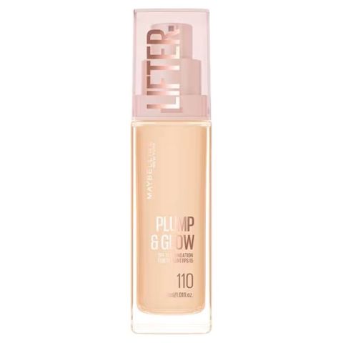 Tonal krem Maybelline Lifter Plump & Glow Foundation SPF15 New York ton 110, 30 ml — Bakı
