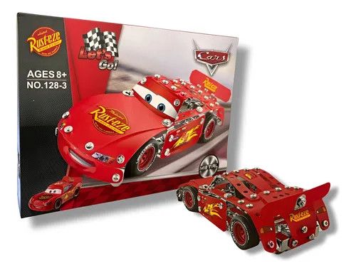 Metal konstruktor McQueen NO.128-3, 8+ yaş, qırmızı — Mallar, Bakı