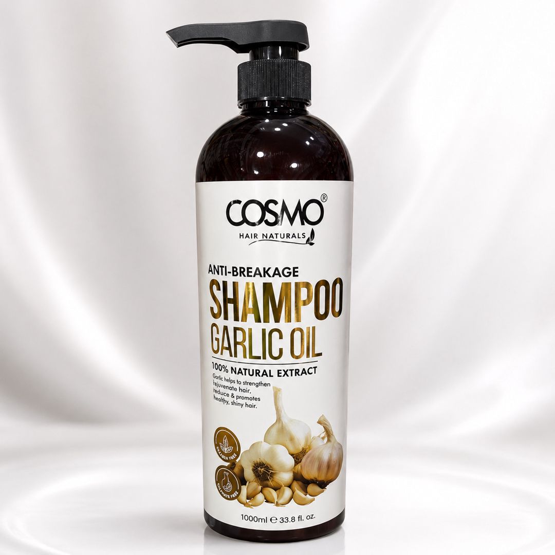 Saçlar üçün şampun Cosmo Hair Naturals Garlic Oil Anti-Breakage 1000 ml — Mallar, Bakı
