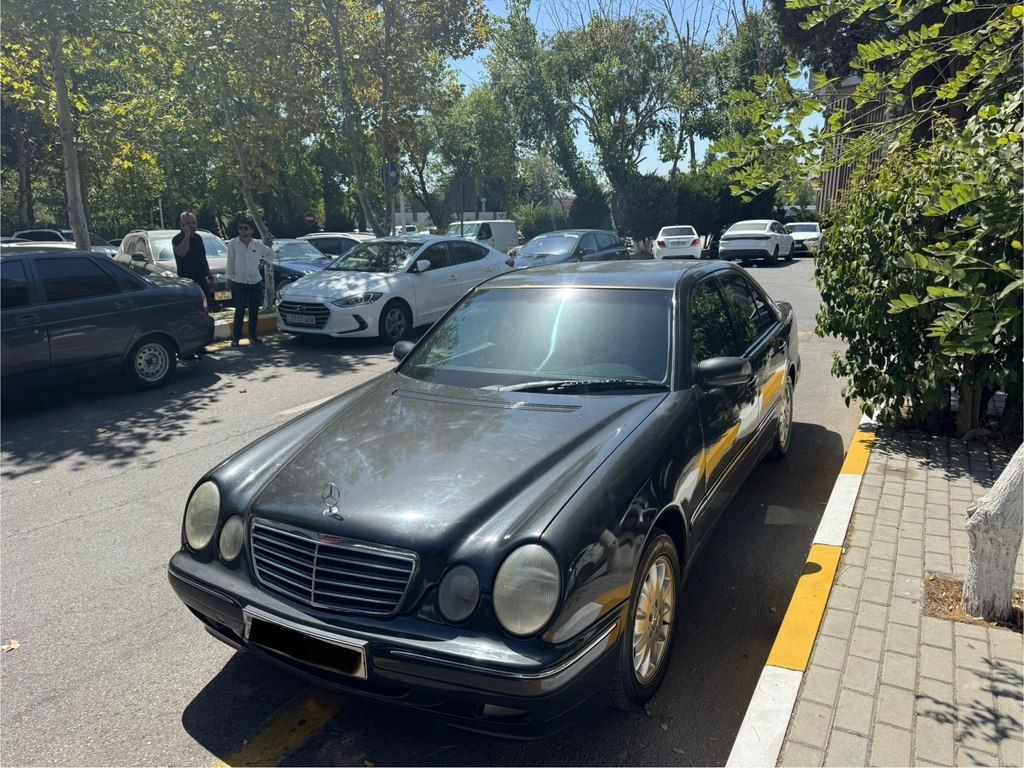 Mercedes E 220, 2.2 L, 1999 il, 384 512 km — Avtomobillər, Bakı (4)