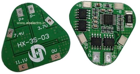 BMS Modul 3S 6A – Li-Po Batareya Şarj və Qoruma Dövrəsi (HX-3S-03) — Bakı
