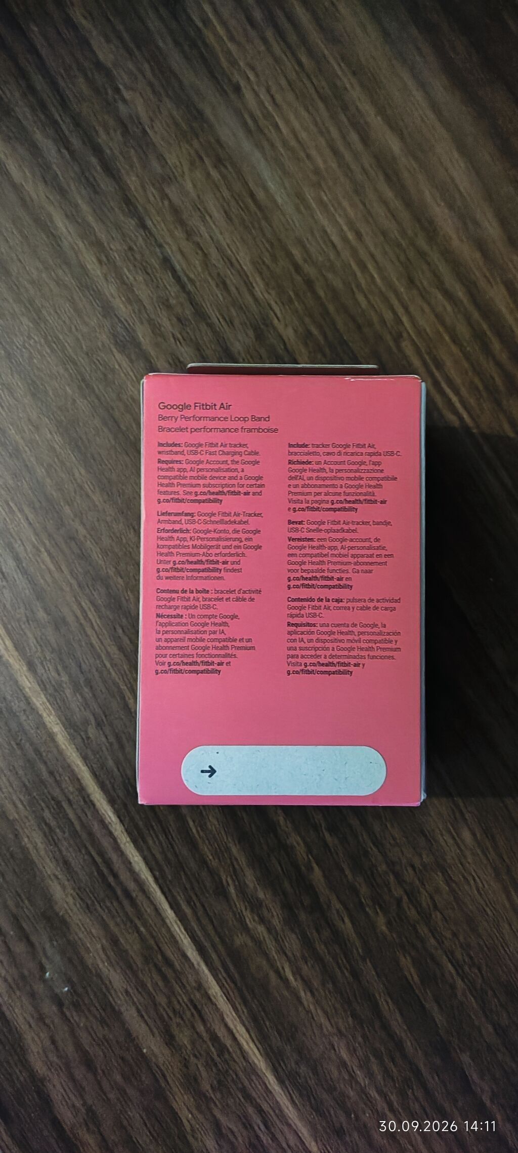 Yeni, Smart qolbaq, Fitbit, Bildirişlər, rəng - Qırmızı — Fitness biləkliklər, Bakı (2)