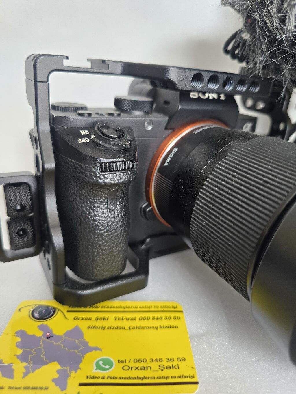Sony Alpha a7 II foto-video çəkiliş üçün Tam kamplekt. Şəkildə nə — Fotoaparat, Şəki (4)