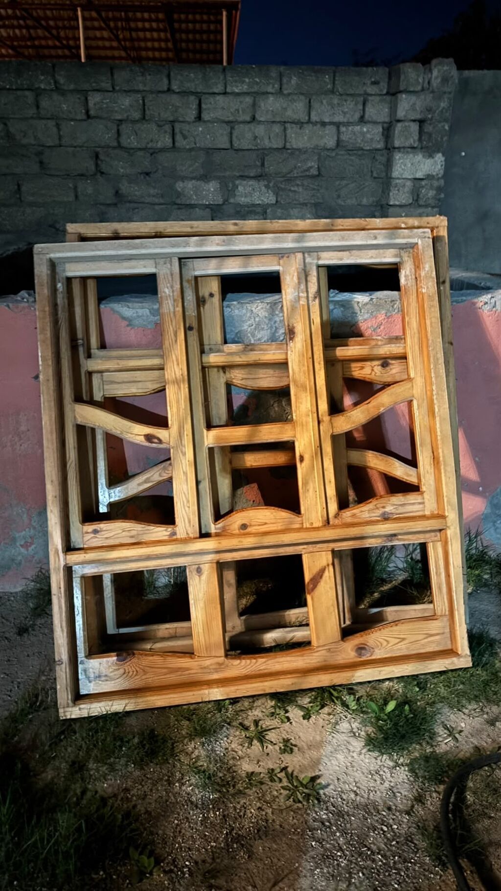 Taxta iç qapı dəsti - Material: tam ağac (şam tipli), təbii — Pəncərələr, qapılar, balkonlar, Bakı (4)
